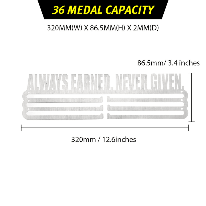 36/60 Medal Hanger for Running Sport Medal Display Rack Decorations Rack Hanging Holder - MRSLM