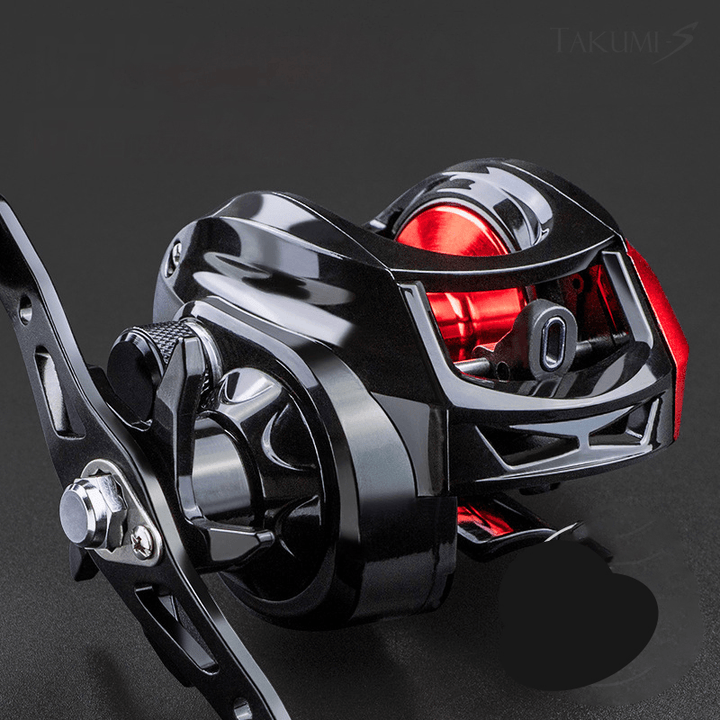 7.2:1 Gear Ratio Fishing Reel Long Casting Reels Portable Super Smooth Left and Right Wheels Outdoor Fishing Reels - MRSLM
