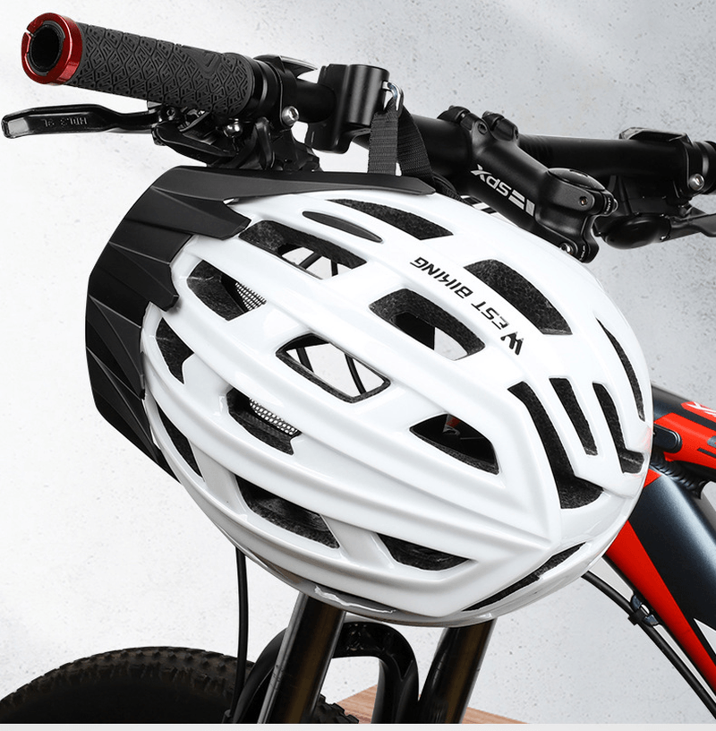 WEST BIKING Mini Bike Helmet Lock Anti-Theft Alloy Cable Lock for Helmet Bag Motorcycle MTB Bicycle Accessories with Two Keys - MRSLM