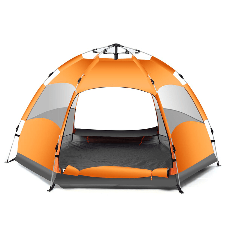 Ipree® 5-7 Persons Automatic Waterproof Large Camping Hiking Tent Outdoor Base Camp Blue/Orange - MRSLM