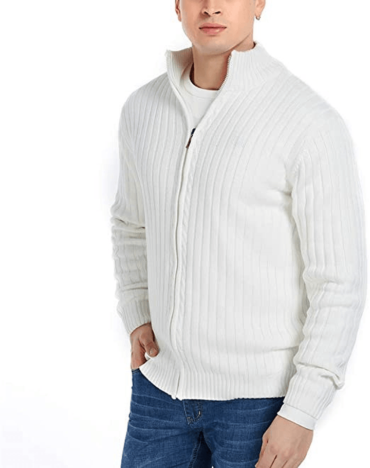 Suit Collar Cardigan Knitted Sweater Coat - MRSLM