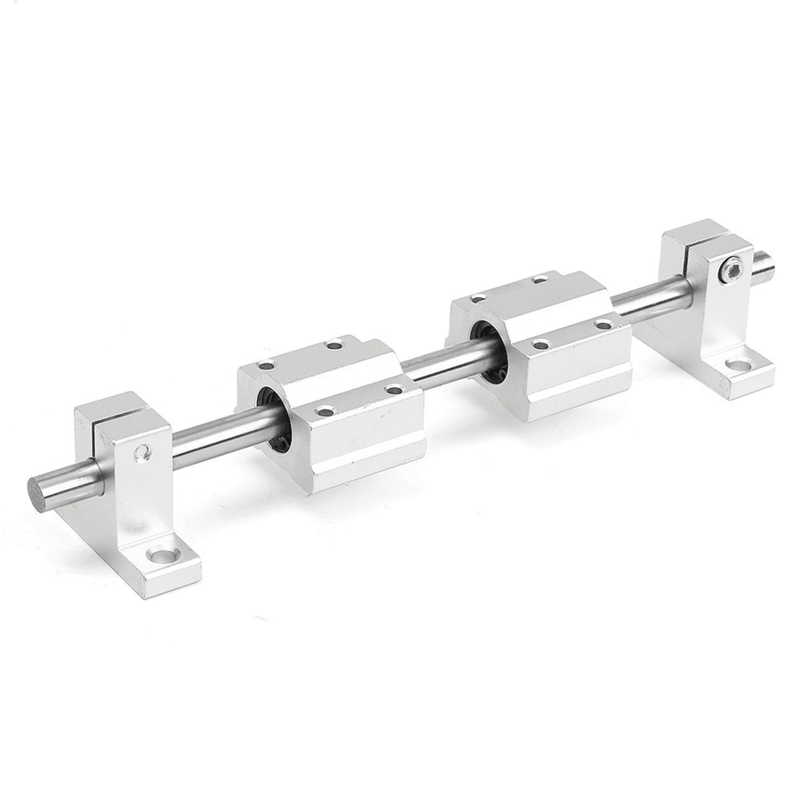 Machifit 10Pcs 8Mm Diameter 200-800Mm Linear Rail Shaft Rod with Bearing Guide Support and SCS8UU Bearing Block CNC Parts - MRSLM