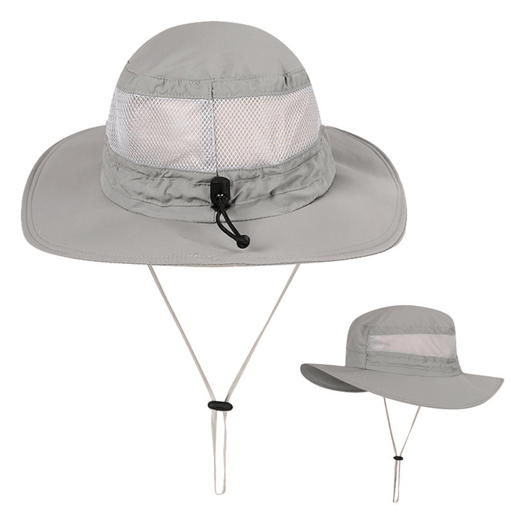Men Women Sun UV Protection Quick-Drying Waterproof Visor Fishing Hat Travel Sport Mountaineering Fisherman Cap - MRSLM