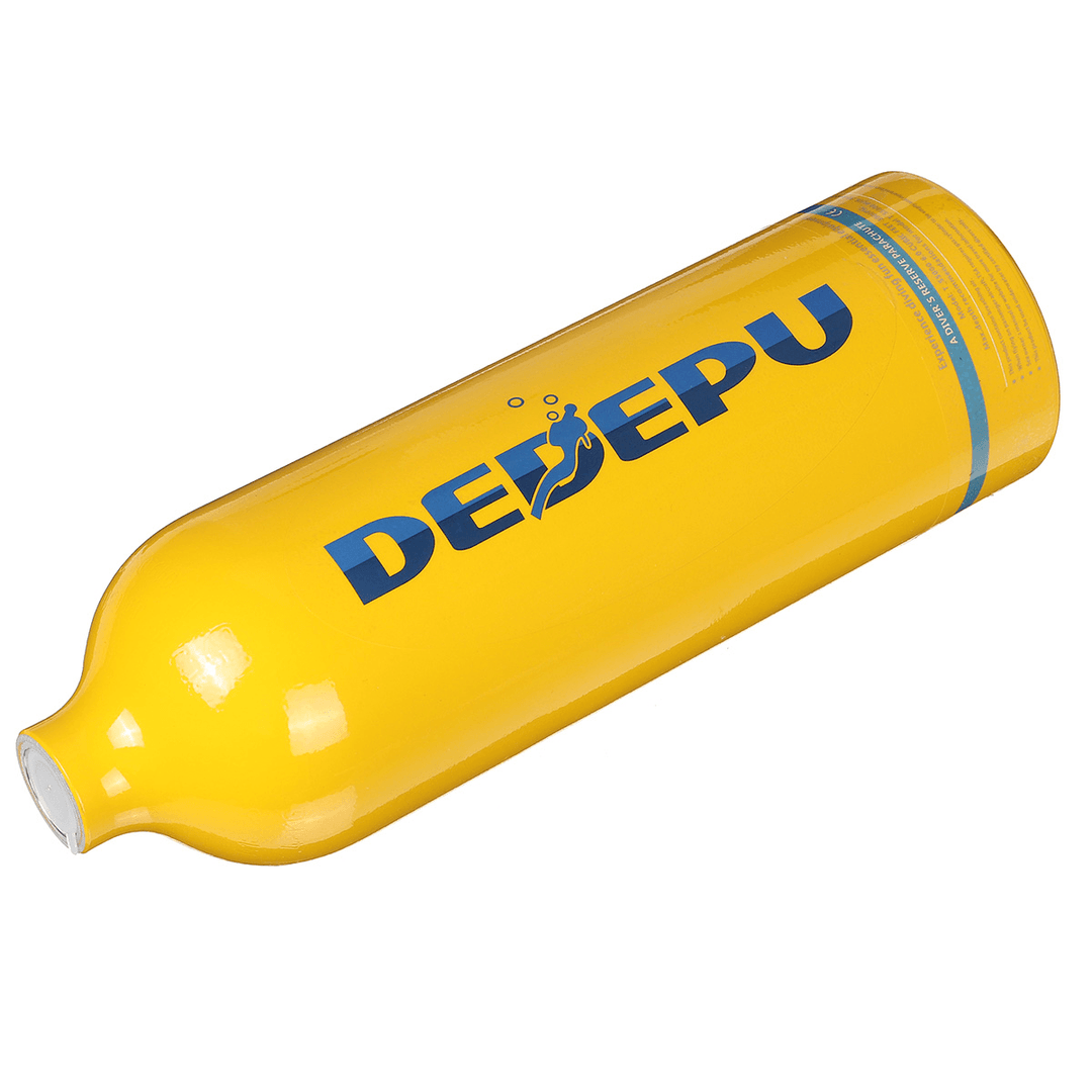 DEDEPU 1L Mini Scuba Diving Tank Set Oxygen Cylinder Air Tank with Snorkeling Glasses Underwater Scuba Diving Equipment - MRSLM
