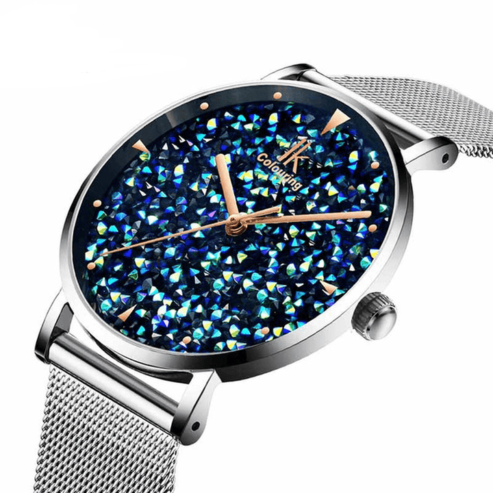 IK Colouring IK028 Fashion Style Gypsophila Dial Ladies Magnetic Watch Ultra Thin Quartz Watch - MRSLM
