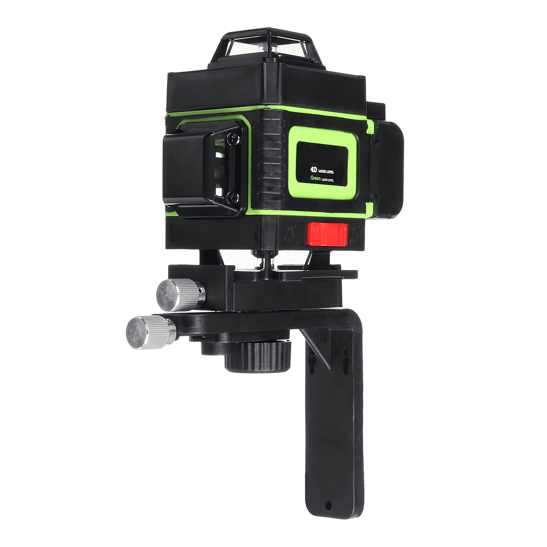 16-Line Strong Green Light 3D Remote Control Laser Level Measure with Wall Attachment Frame - MRSLM
