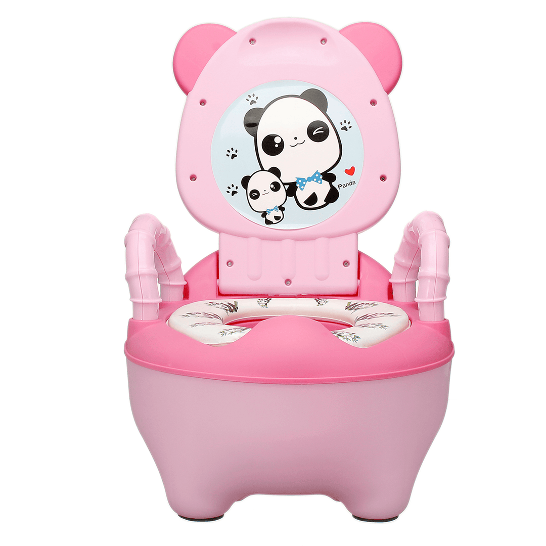 Cartoon Portable Baby Infant Child Toilet Handle Seat Soft Cushion Potty Kids Tools - MRSLM