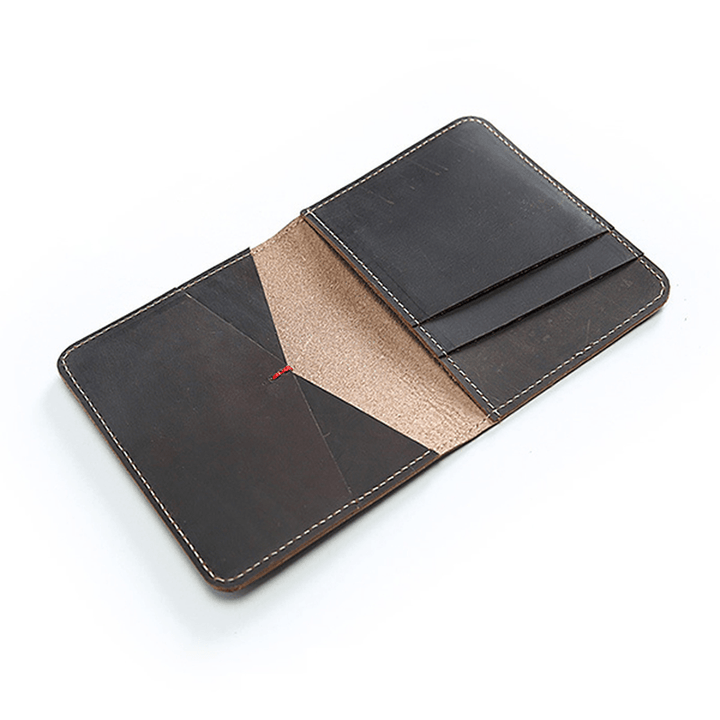 Men Genuine Leather Multi-Function Driver'S License Wallet Holder - MRSLM