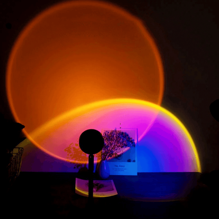 Sunset Lamp Table Lamp Sun Never Sets Projector Light Dovio Sunset Atmosphere Light Mandalaki Bedroom - MRSLM