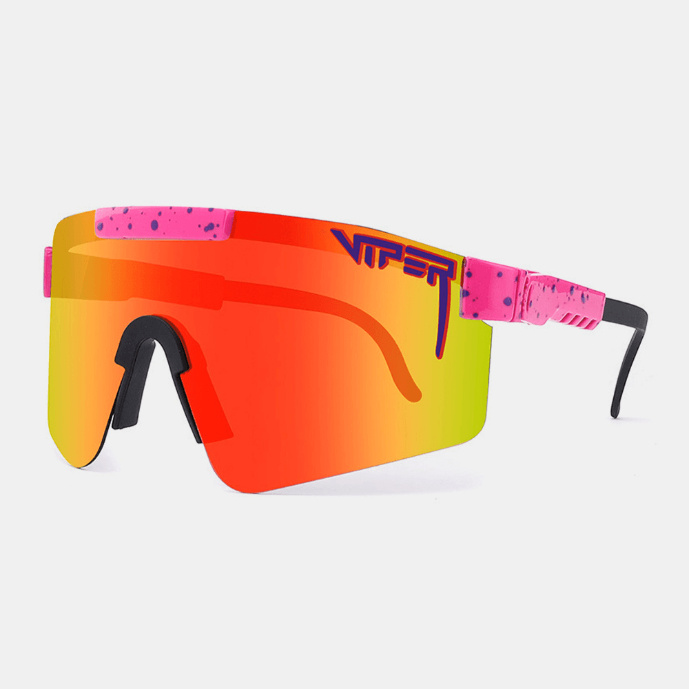 Unisex Gradient Adjustable Glasses Leg Electroplating True Film Outdoor Sport UV Protection Polarized Sunglasses - MRSLM