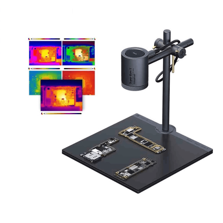 Super Cam X 3D Infrared Thermal Imager Camera -20℃~120℃ Mobile Phone PCB Troubleshoot Motherboard Repair Fault Diagnosis Instrument - MRSLM