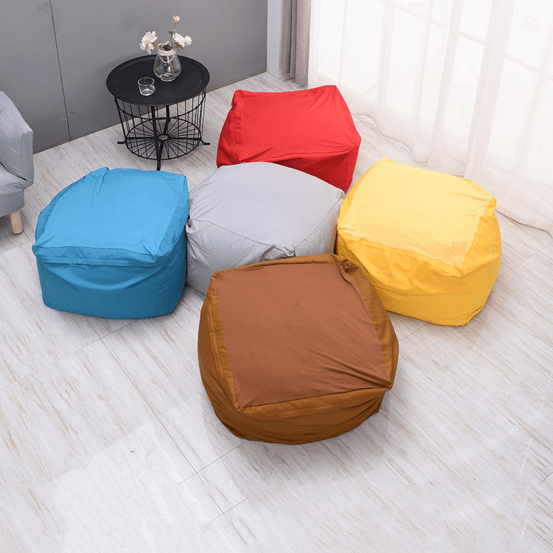 Single Sofa Cover Colorful Couch Bean Bags for Lazy Sofa Washable - MRSLM