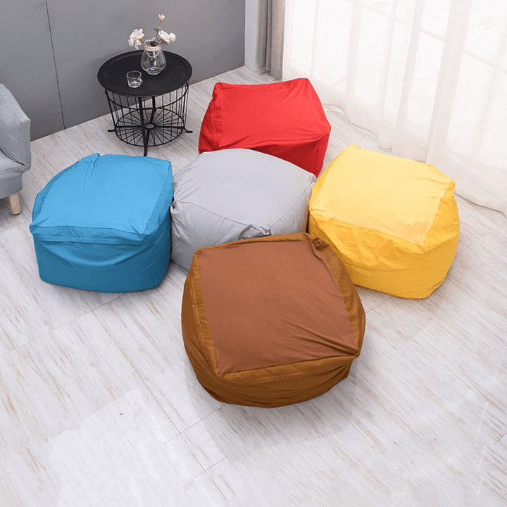 Single Sofa Cover Colorful Couch Bean Bags for Lazy Sofa Washable - MRSLM