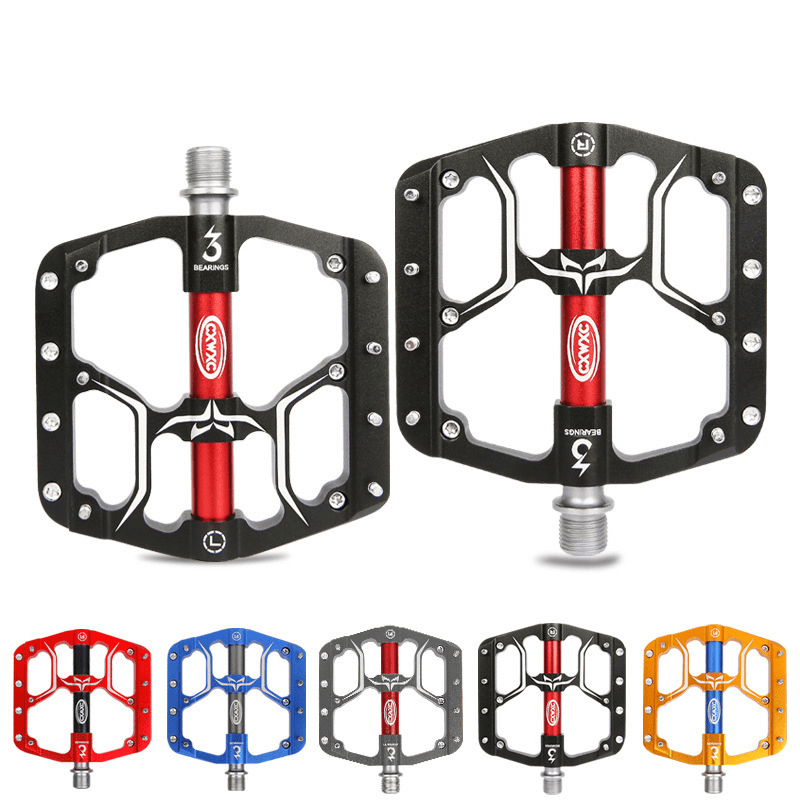 CXWXC V15 Bike Pedals 3 Sealed Bearings Anti-Slip Ultralight Mountain Bicycle Wide Platform Pedals - MRSLM