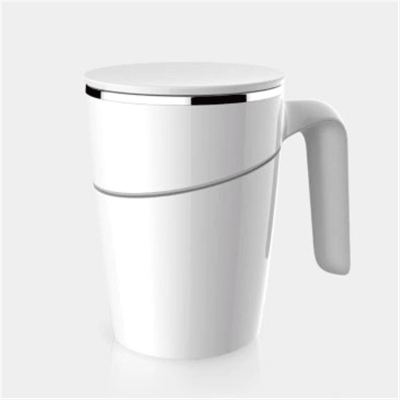 Fiu 470ML Not Pouring Cup from Xiaomi Youpin Stainless Steel Magical Sucker Splash Proof Mug - MRSLM