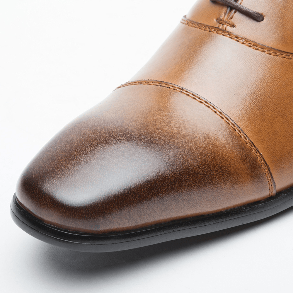 Men Genuine Leather Dress Shoes - MRSLM