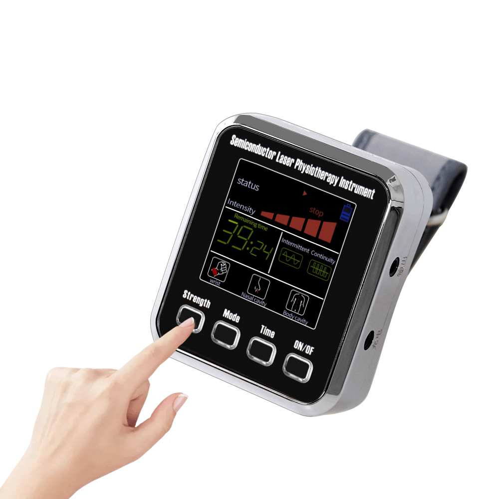 7/12 Holes LLLT Wrist Watch Laser Therapy for Diabetes Hypertension Sinusitis Laser Treatment Instrument Tinnitus Rehabilitation - MRSLM