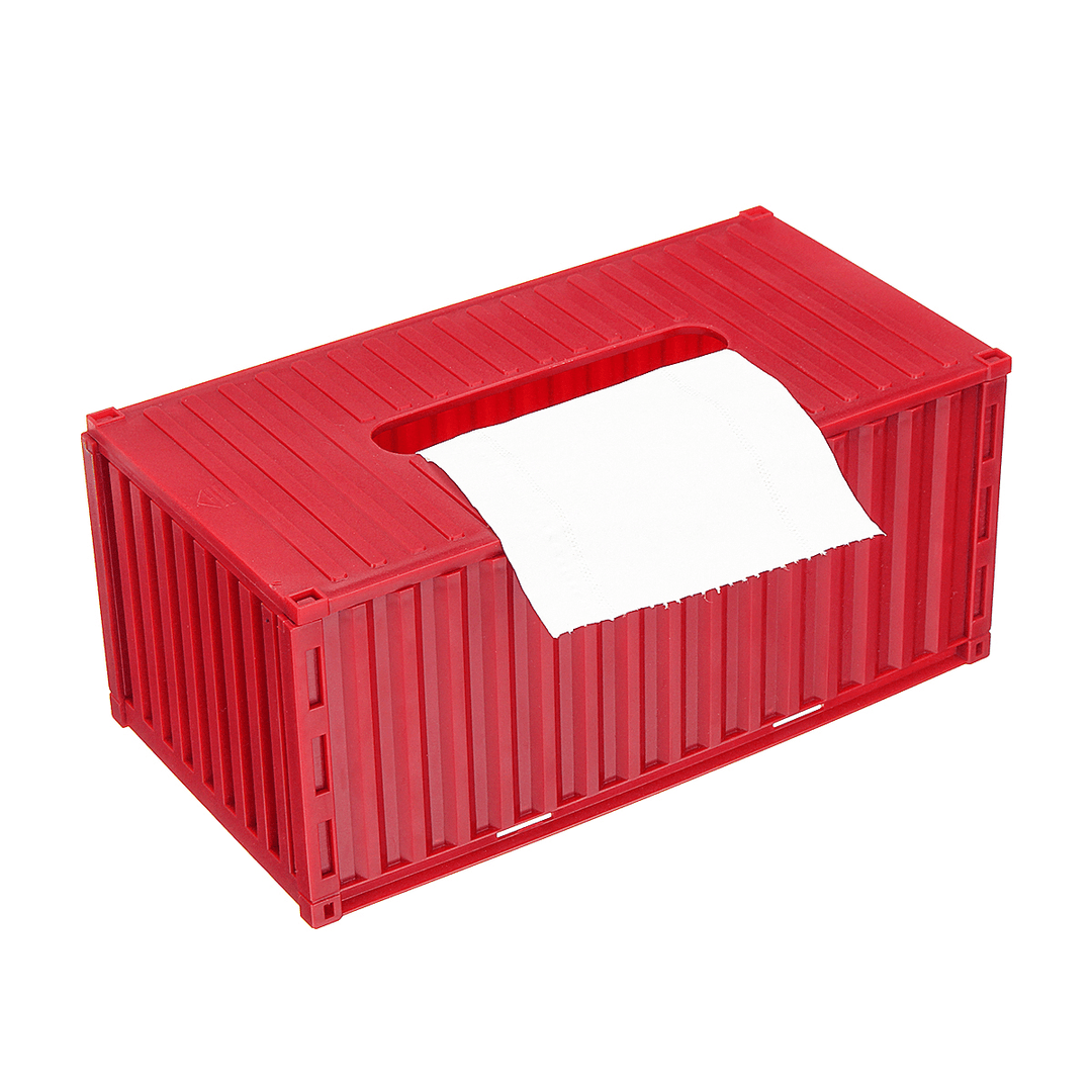 Tissue Napkin Box Shipping Container Paper Cover Storage Holder Home Office Car Case - MRSLM