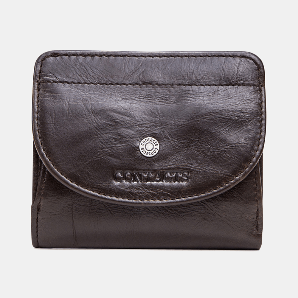 Women Genuine Leather Card Holder Coin Bag Wallet - MRSLM