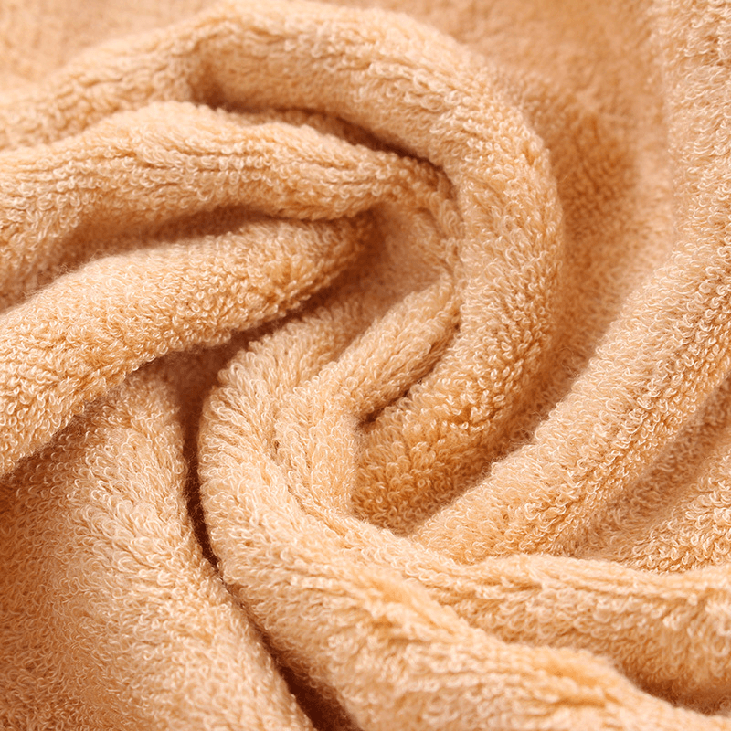 Towel Cotton Thick Plain High and Low Wave Pattern Bamboo Fiber Towel Absorbent Soft Towel - MRSLM