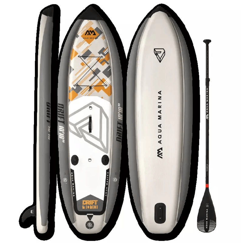 Aqua Marina BT-20DRP 10'10" Inflatable Stand up Paddle Board Drift Fishing Board Surfing Fishing Board - MRSLM