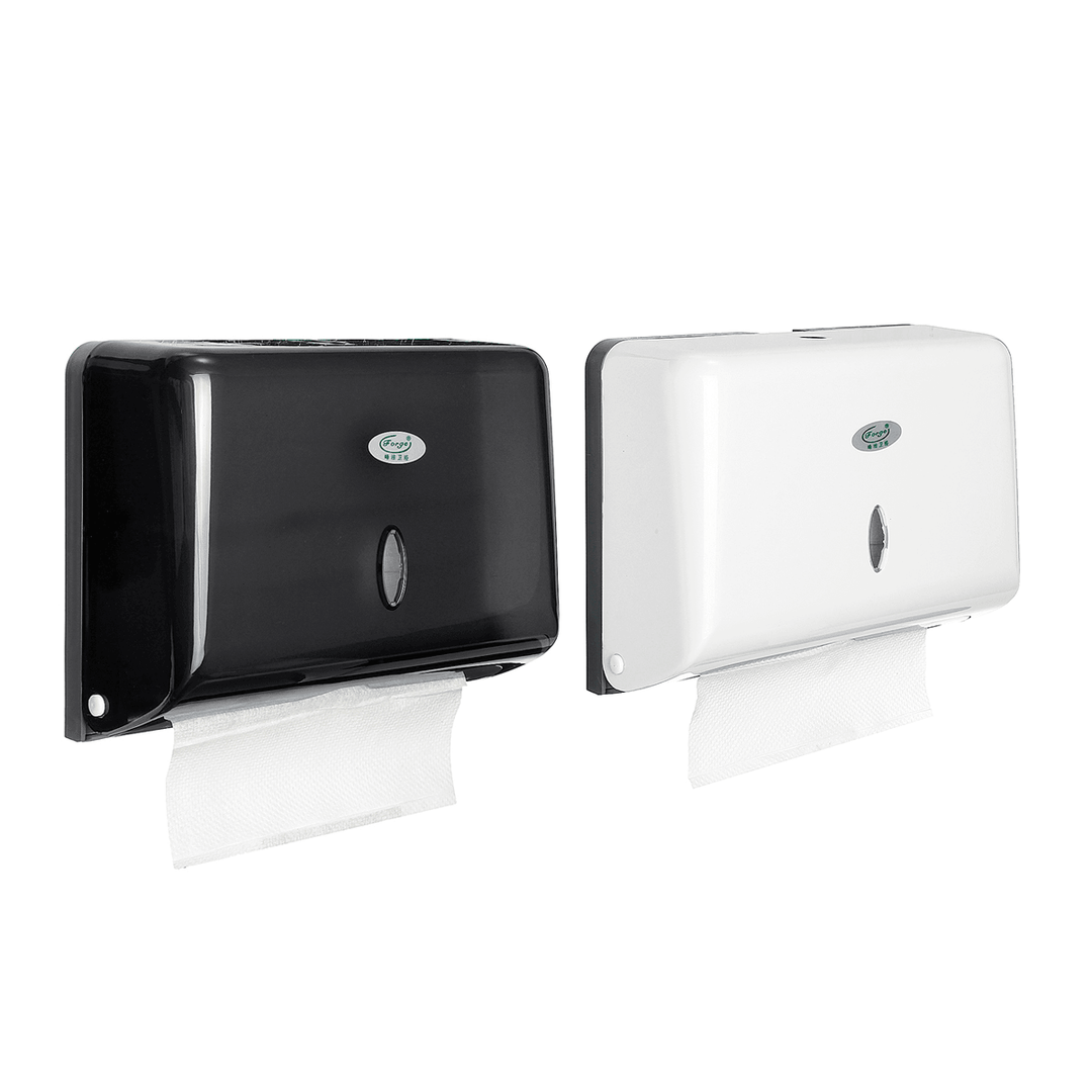 Wall Mounted Toilet Hand Paper Towel Dispenser Tissue Box Holder Bathroom Kit - MRSLM
