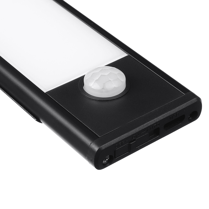 235Mm LED Motion Sensor Battery USB Rechargeable Closet Lamp Cabinet Night Light Home White Light - MRSLM