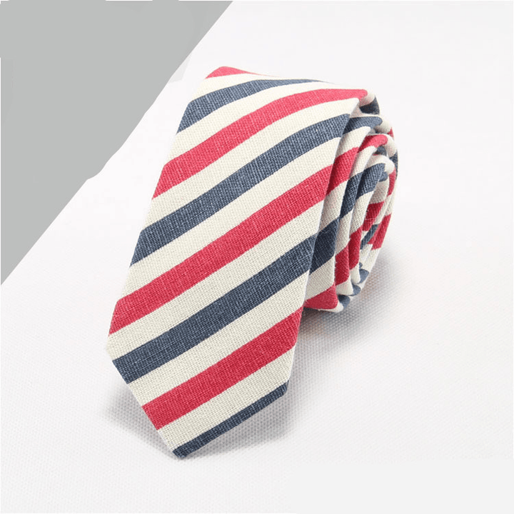 Cotton and Linen Tie Men'S Formal Business Tie - MRSLM