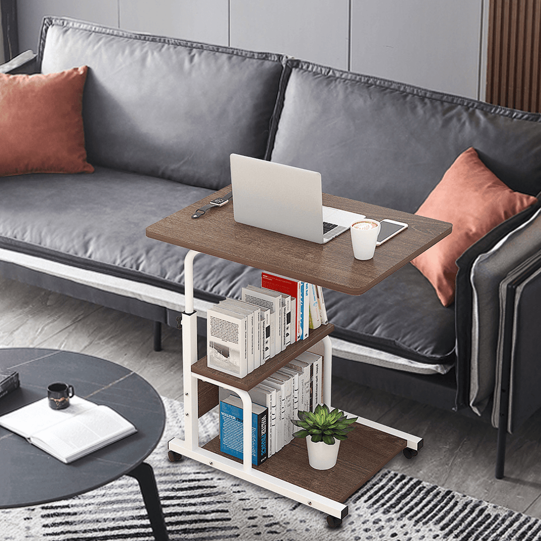Laptop Desk Household Movable Bed Table Simple Notebook Table Bedside Table for Student Dormitory - MRSLM
