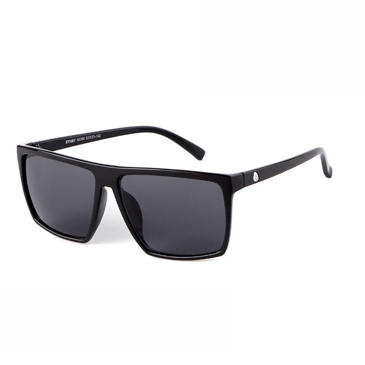 Fashion Driving Glasses Square Retro Frame Sunglasses - MRSLM