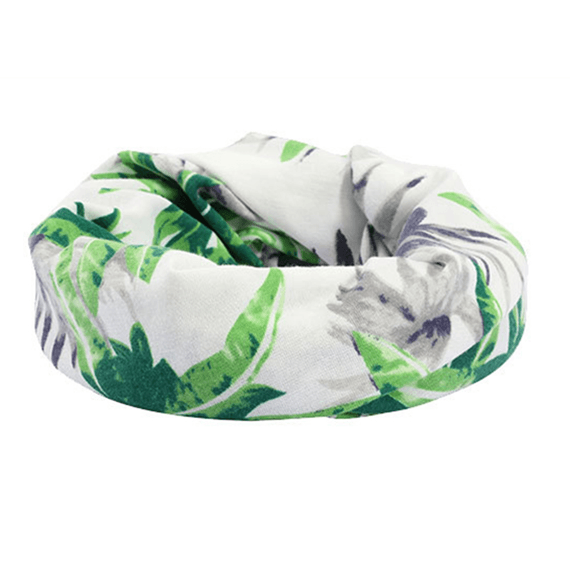 Unisex Multipurpose Tree Print Cotton Headpiece Scarf Cap - MRSLM
