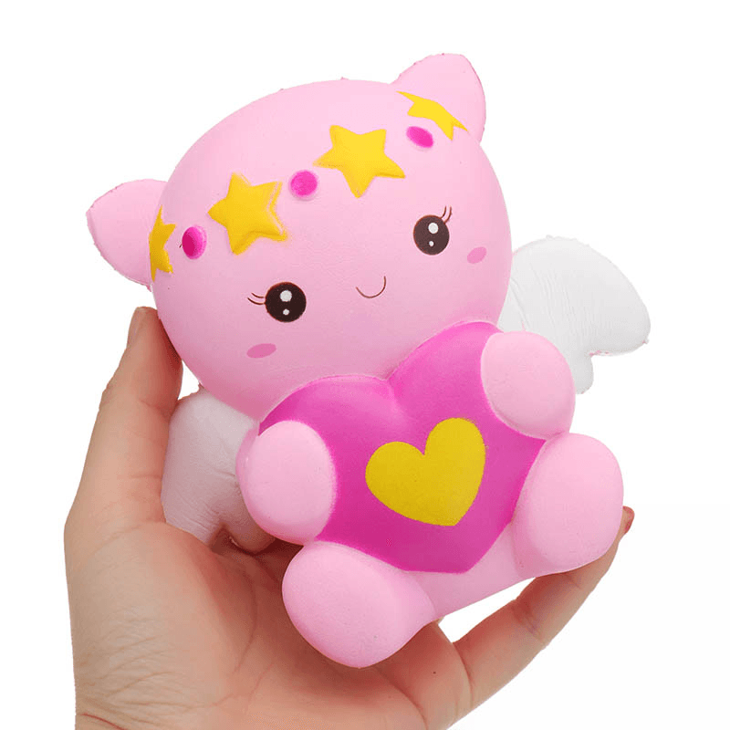 Creamiicandy Yummiibear Angel Kitty Panda Cloud Licensed Squishy 14Cm with Packaging Collection Gift Soft Toy - MRSLM