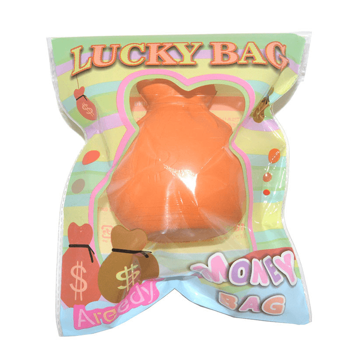 Areedy Squishy Fortune Money Lucky Bag New Year Gift 9Cm Licensed Slow Rising Original Packaging Toy - MRSLM