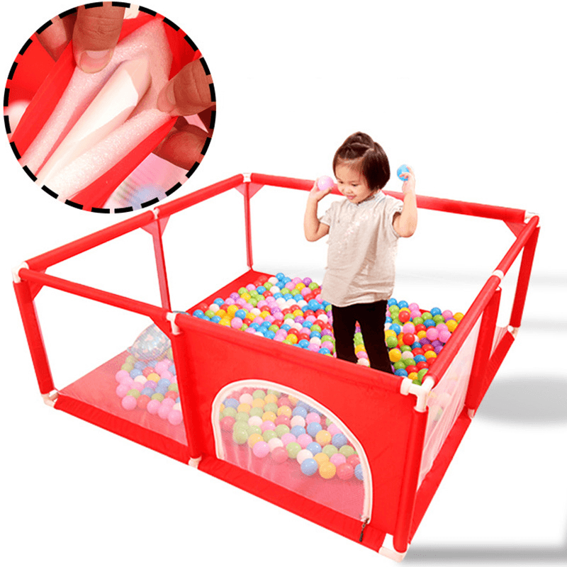150Cm Baby Playpen Children Fence Play Yard Foldable Baby Safety Game Tent - MRSLM