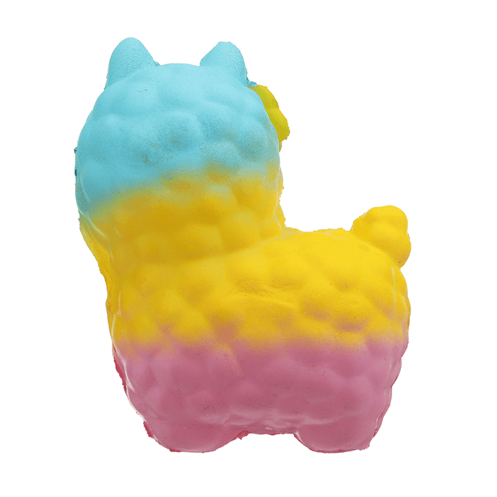 Colorful Alpacas Squishy 18*14CM Slow Rising Collection Gift Soft Toy - MRSLM