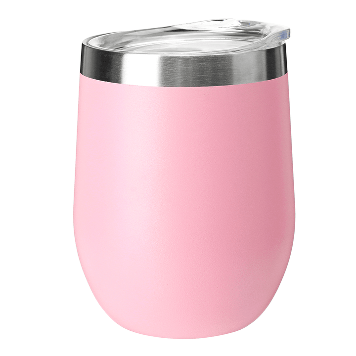 360ML Egg Vacuum Cup Cocktail W-Ine Glass 12Oz Stainless Steel Insulated Tumbler - MRSLM