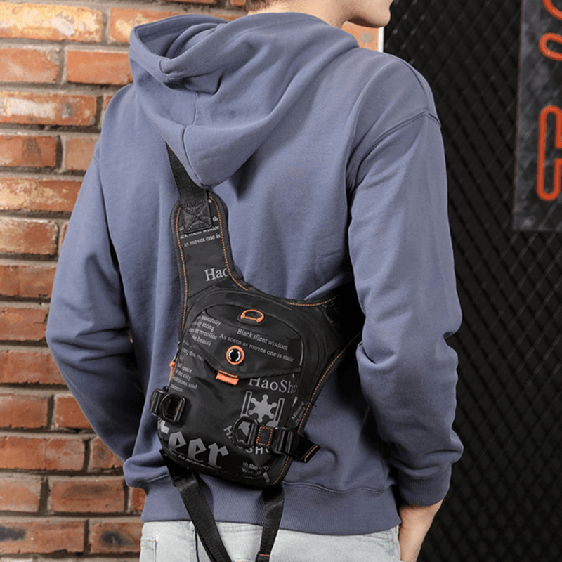 Men Fashion Multifunctional Bag Chest Bag Waist Bag for Outdoor Travel - MRSLM
