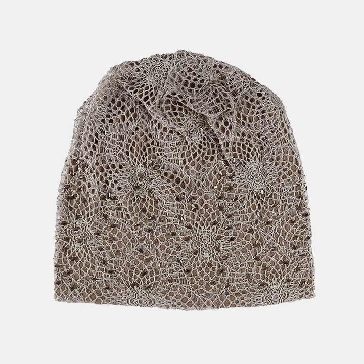 New Knitting Cutout Beanie Hat Breathable Caps - MRSLM
