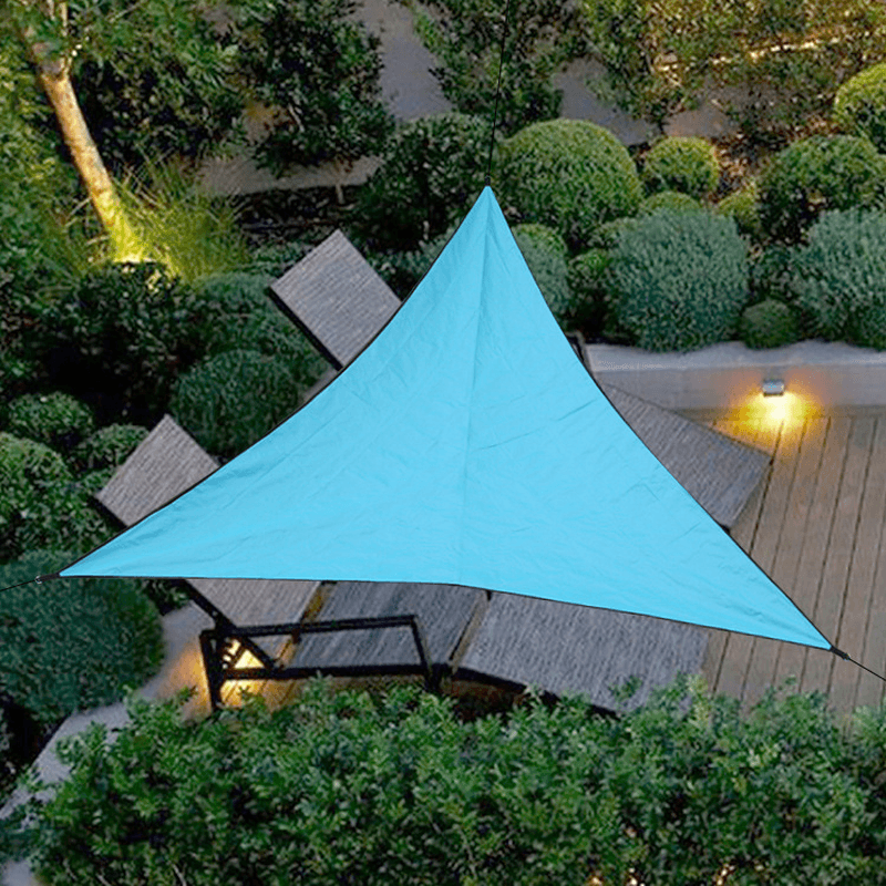 3/4/6M Outdoor Triangle Waterproof Awnings Sun Shelter Sunshade Outdoor Canopy Garden Patio Pool Shade Sail Awning - MRSLM