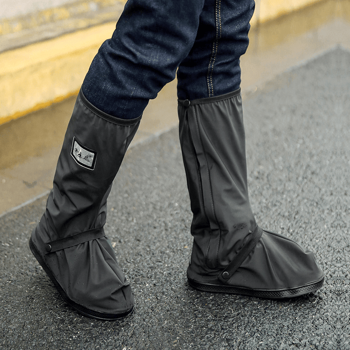 Ipree® Outdoor Rainproof Shoe Covers Anti-Slip Waterproof Overshoes Feet Protector for Adult Men Women - MRSLM