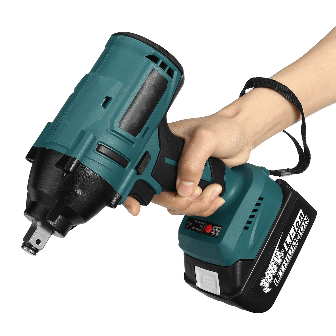 350N.M 2.4Ah 800W Brushless Electric Impact Wrench 3/4-Inch Socket Wrench W/ None/1Pc/2Pcs Battery - MRSLM