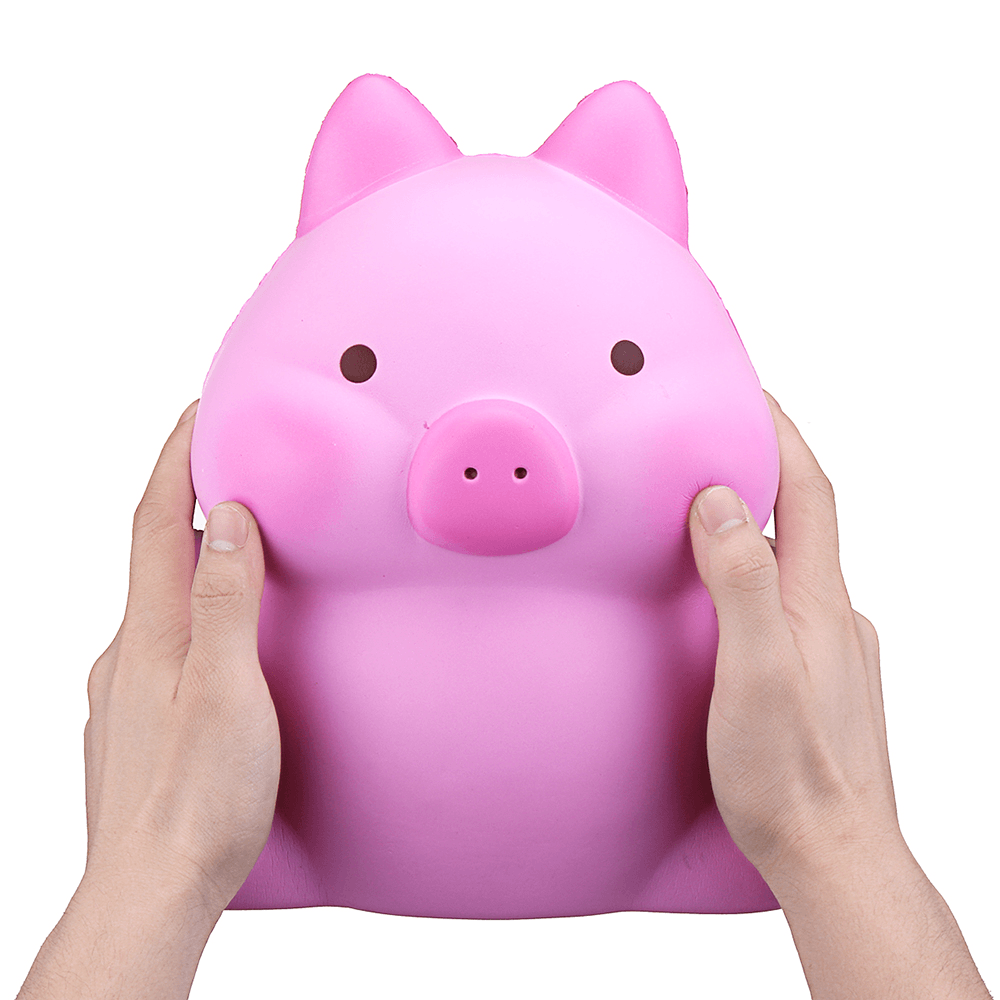 Giant Piggy Squishy 26Cm Swine Kawaii Pink Pig Scented Slow Rising Rebound Jumbo Cute Toys - MRSLM