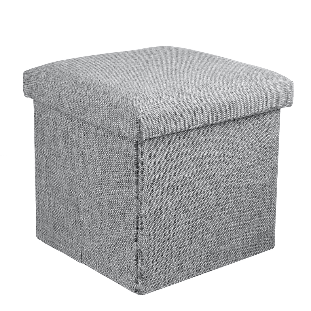 Multifunctional Foldable Cotton Storage Stool Bench Box Small Sofa Minimalist Artistic Style Kid Chair Foot Stool - MRSLM