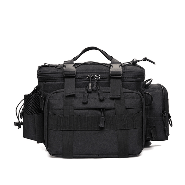 Nylon Waist Bag Outdoor Sports Waterproof Tactical Package Shoulder Crossbody Bag for Men - MRSLM