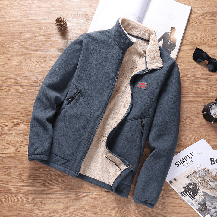 Fleece Warm Cardigan Sweater Jacket Liner - MRSLM