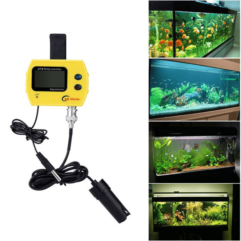 PH-991 Portable PH Meter Aquarium Swimming Pool Acidimeter Analyzer Water Quality Ph &Temp Monitor - MRSLM