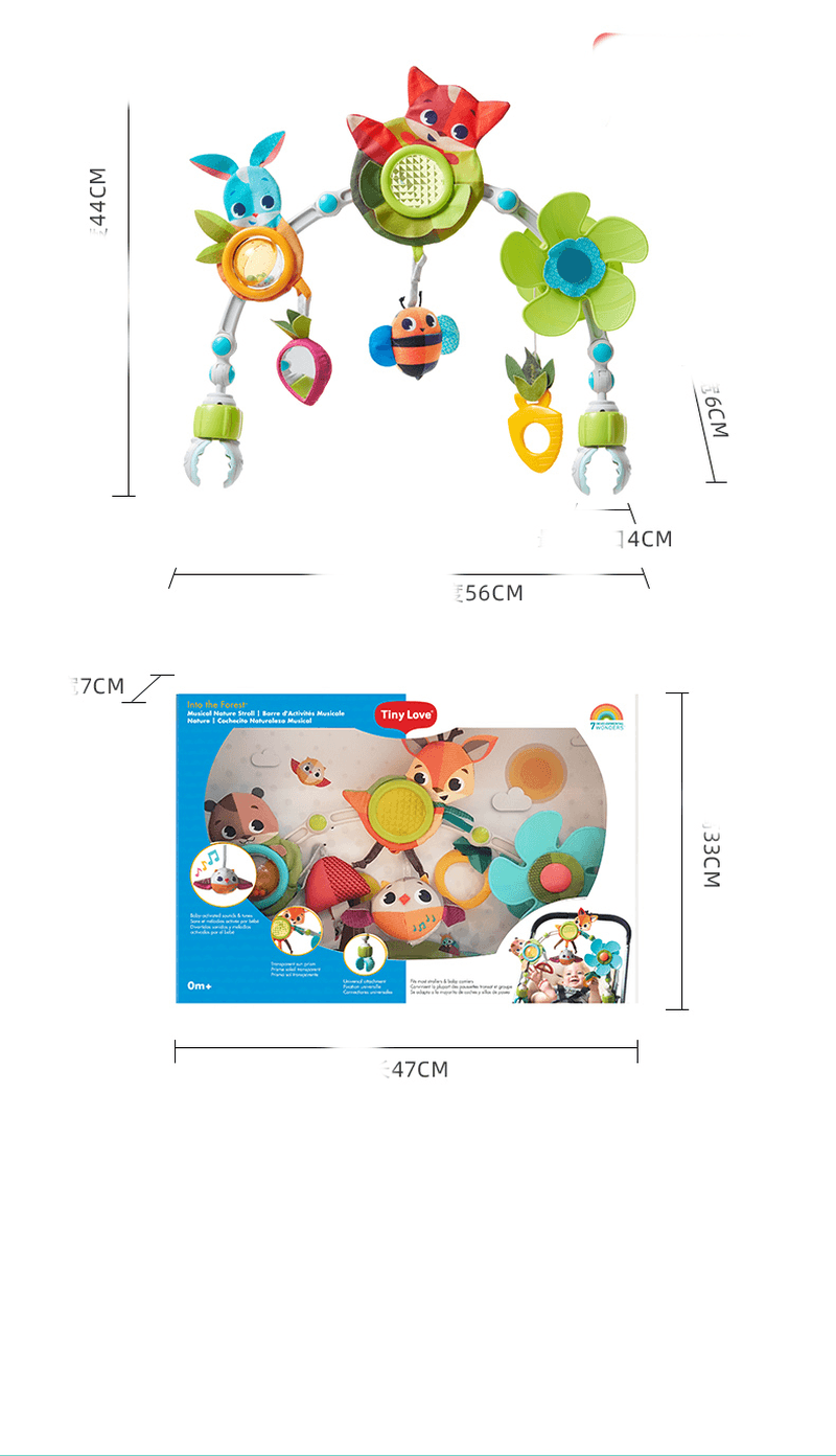 Plastic Early Education Baby Bed Toy Bell - MRSLM