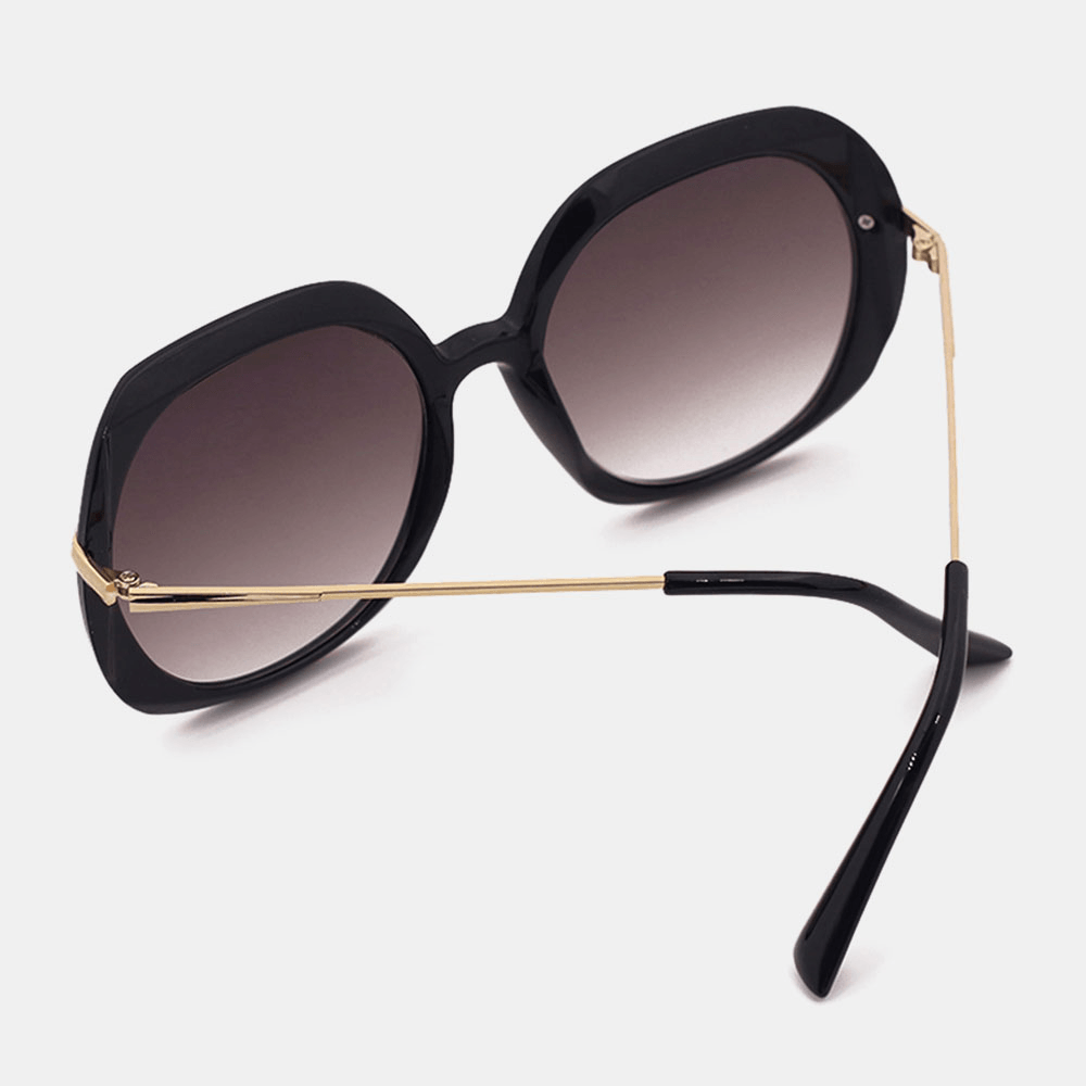 Women Casual Fashion Classical Full Metal Frame round Shape UV Protection Sunglasses - MRSLM