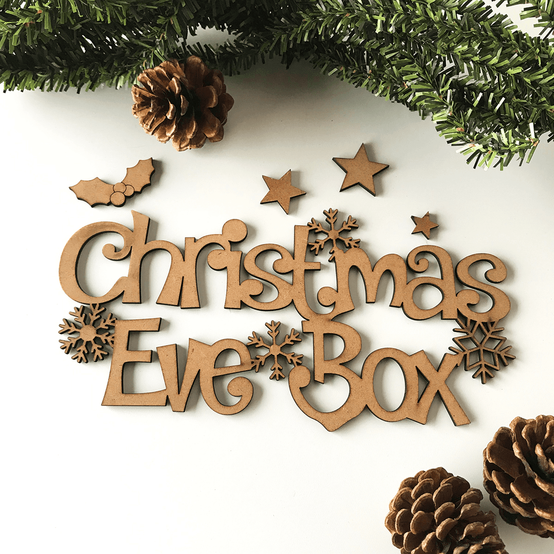 Personalised Laser Cut Engraved Wooden Topper Decorations Gifts Tag - MRSLM
