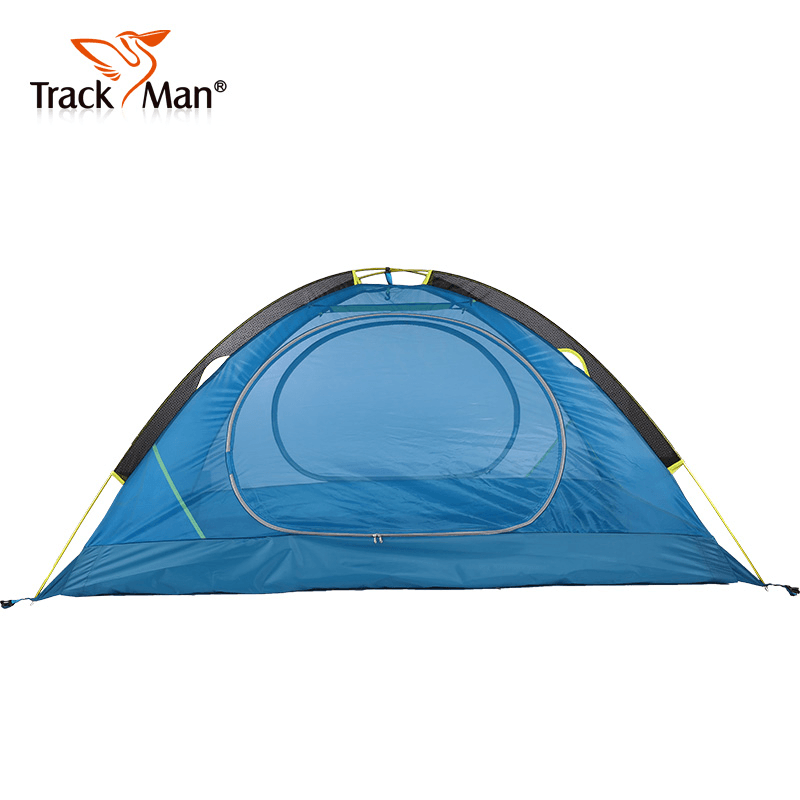Trackman TM1218 Outdoor 2 Person Camping Tent Double Layers 82.6X55X43.3Inch 3 Season Hiking Tents - MRSLM